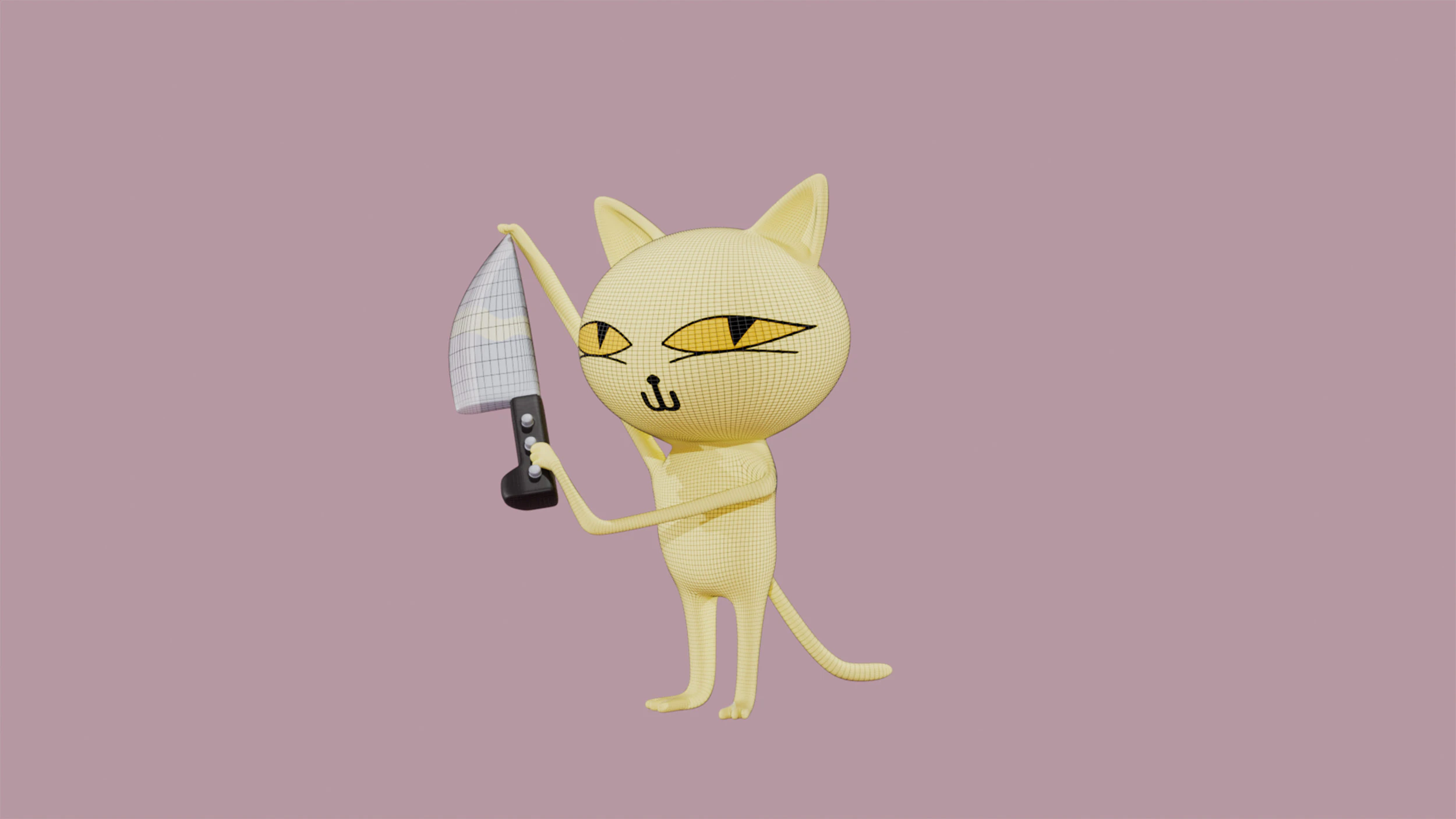 Vewn cat 3D Print Model .c4d .max .obj .3ds .fbx .stl .blend
