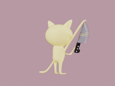 Vewn cat 3D 打印模型