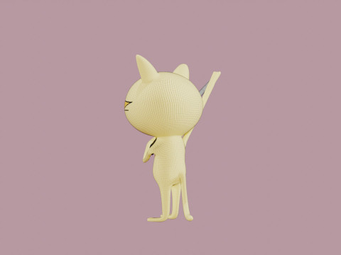 Vewn cat 3D 打印模型