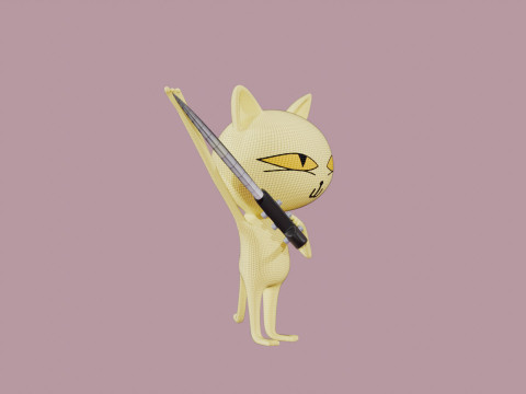 Vewn cat 3D 打印模型