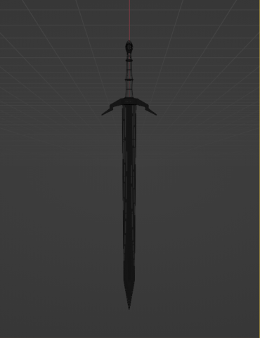Ancient Nordic rune sword 3D 模型 .c4d .max .obj .3ds .fbx .stl .blend 
