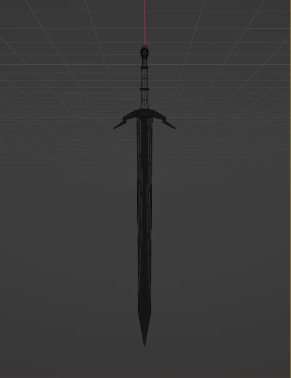 Ancient Nordic rune sword 3D Model .c4d .max .obj .3ds .fbx .stl .blend 