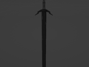 Ancient Nordic rune sword 3D 模型