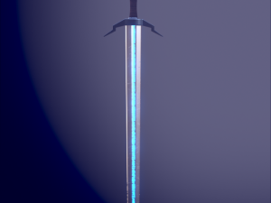 Ancient Nordic rune sword 3D 模型