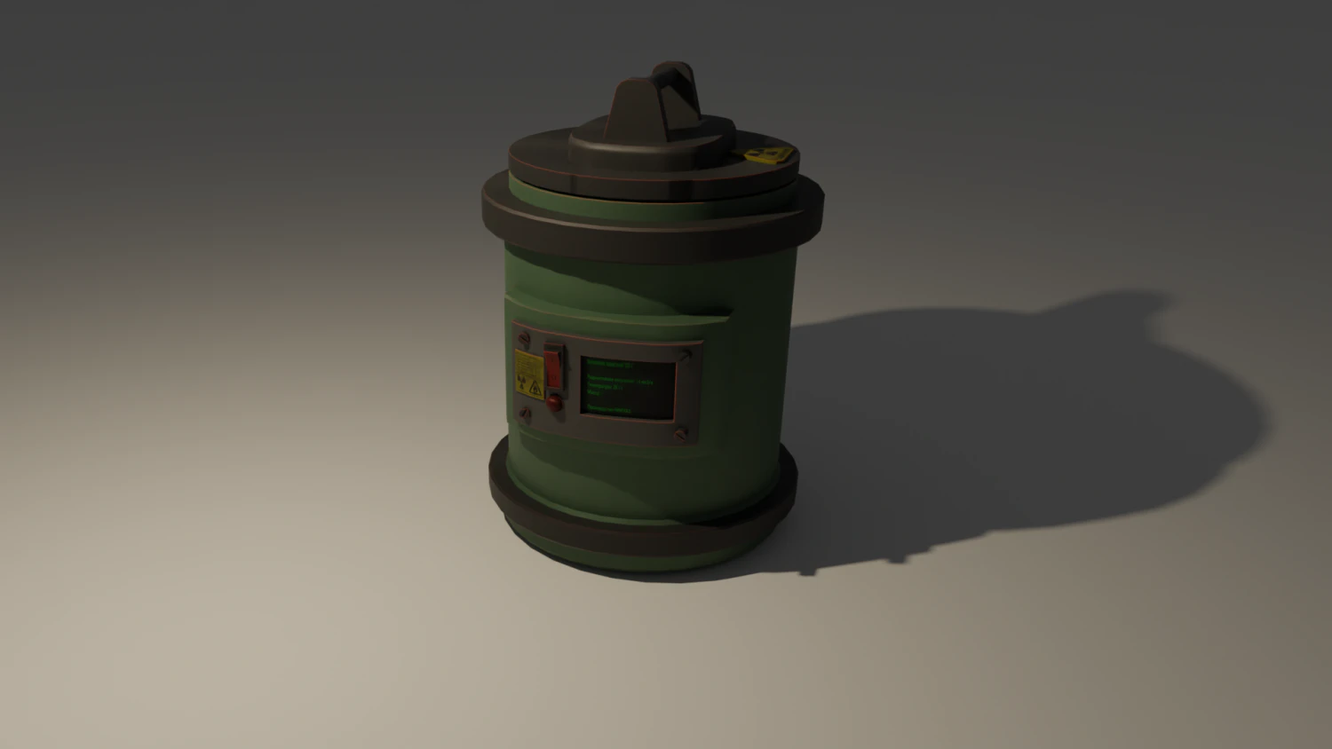 Special container 3D Model .c4d .max .obj .3ds .fbx .stl .blend