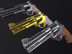 Magnum 44 Modèle 3D