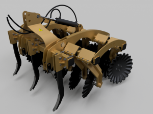 Disc harrow 3D 模型