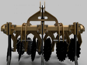 Disc harrow 3D Model