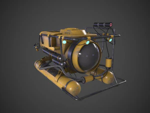 Подводная лодка 3D Модель