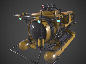 Submarine 3D Model