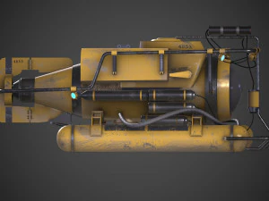 Submarine 3D Model