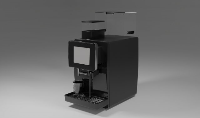 Coffee Machine Model 3D .c4d .max .obj .3ds .fbx .stl .blend 