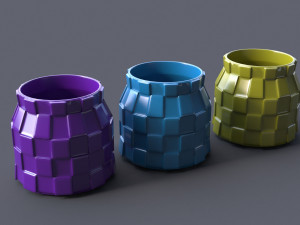 Plant Pot Holder 3D Print Model 2 Model Cetak 3D