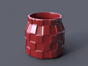 Plant Pot Holder 3D Print Model 2 Model Cetak 3D