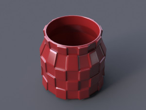 Plant Pot Holder 3D Print Model 2 Model Cetak 3D