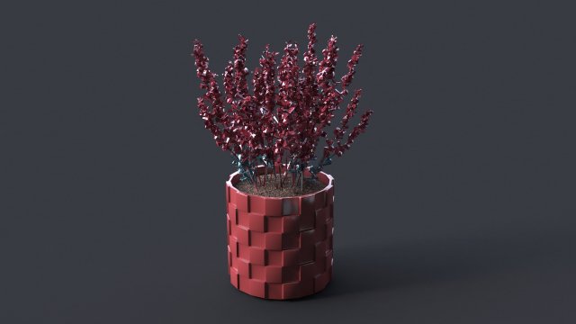 Plant Pot Holder 3D Print Model 3 3D Baskı Modeli .c4d .max .obj .3ds .fbx .stl .blend 