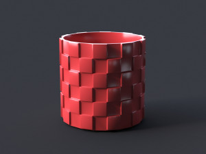 Plant Pot Holder 3D Print Model 3 3D Baskı Modeli