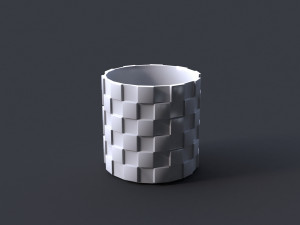 Plant Pot Holder 3D Print Model 3 3D Baskı Modeli