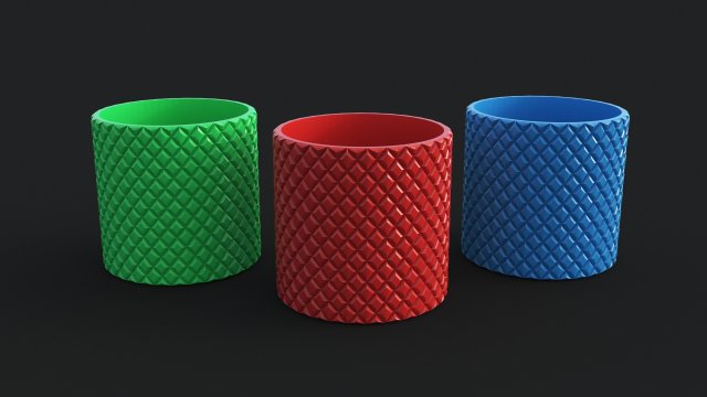 Pot 3D print model 6 3D print model 3D print model 3D Baskı Modeli .c4d .max .obj .3ds .fbx .stl .blend 
