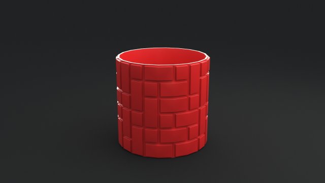 Plant Pot Holder 3D Print Model 8 3D Print Model .c4d .max .obj .3ds .fbx .stl .blend 