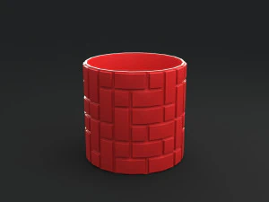 식물 냄비 홀더 3D 프린트 모델 8 3D 프린트 모델