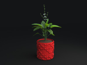 Plant Pot Holder 3D Print Model 10 3Dプリントモデル