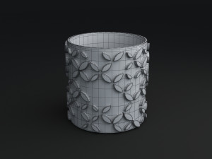 Plant Pot Holder 3D Print Model 10 3Dプリントモデル