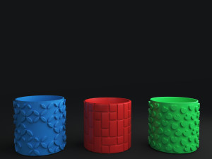 3D Printed STL File for Unique Pot and Vase Design 3D Print Model