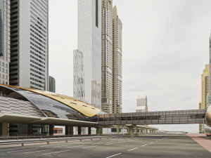Dubai Jumeirah Emirates Area 3Dモデル