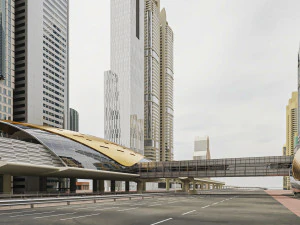 Dubai Jumeirah Emirates Area 3D Model