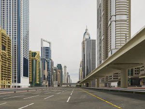 Dubai Jumeirah Emirates Area 3D Model