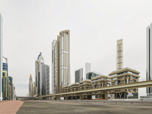 Dubai Jumeirah Emirates Area 3Dモデル