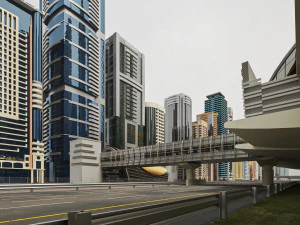 Dubai Jumeirah Emirates Area 3D Model