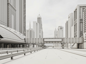 Dubai Jumeirah Emirates Area 3Dモデル