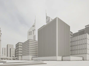 Dubai Jumeirah Emirates Area 3D Model