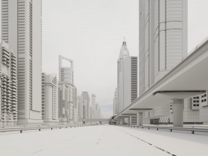 Dubai Jumeirah Emirates Area 3Dモデル