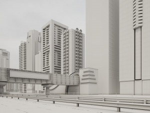 Dubai Jumeirah Emirates Area 3Dモデル