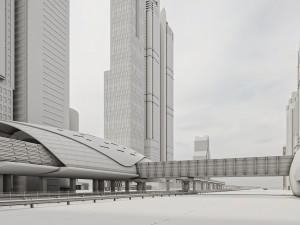 Dubai Jumeirah Emirates Area 3Dモデル