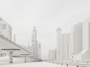 Dubai Jumeirah Emirates Area 3Dモデル