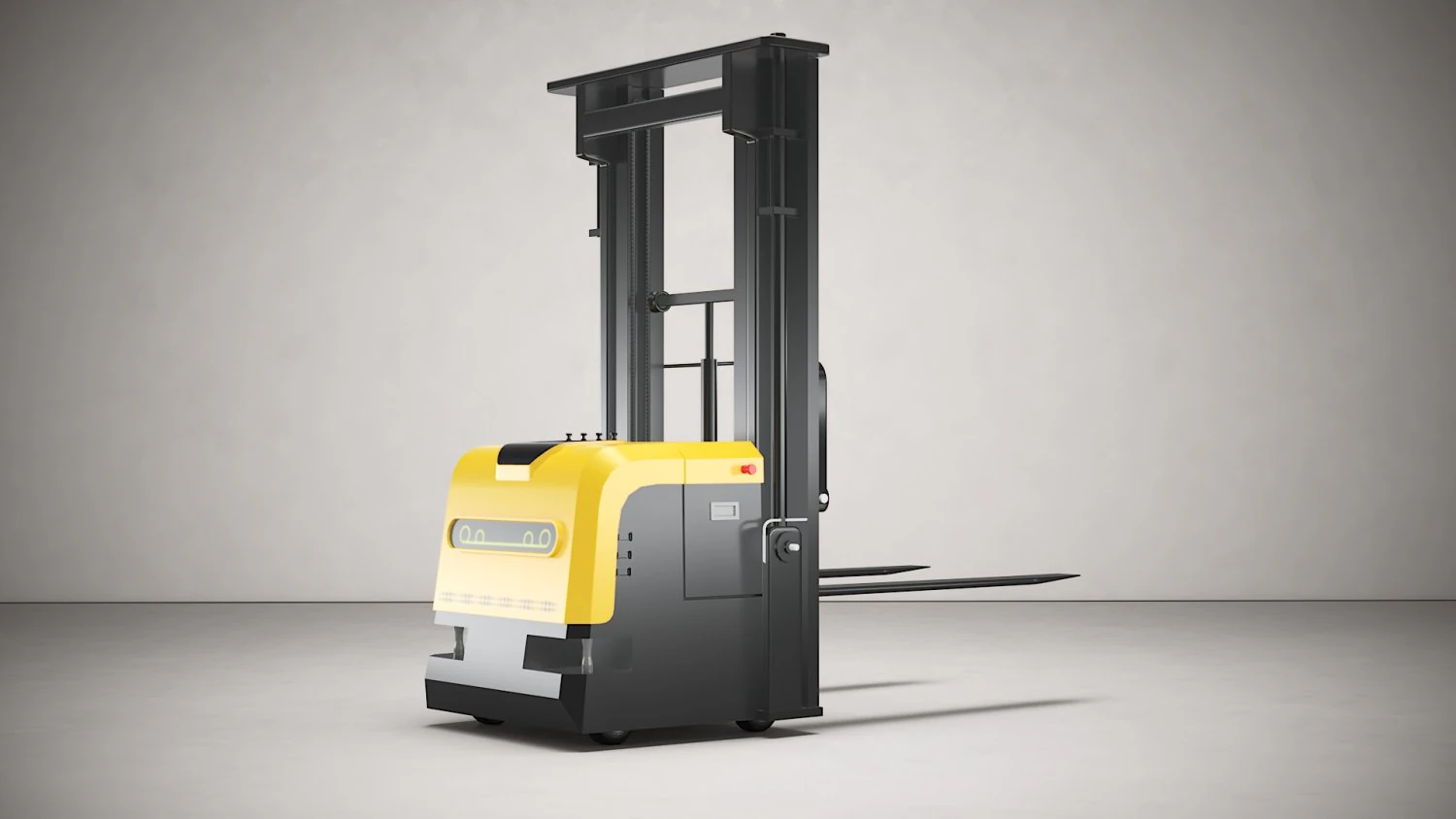 AGV Forklift 3D Model .c4d .max .obj .3ds .fbx .stl .blend 