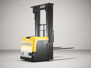 AGV Forklift 3D Model