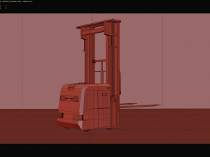 AGV Forklift Modèle 3D