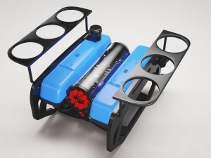 Underwater Robot Blue Model 3D