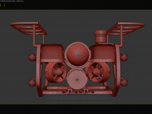 Underwater Robot Blue Model 3D