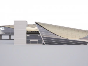 Dubai Metro Station 3D Model