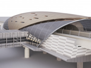 Dubai Metro Station Modèle 3D