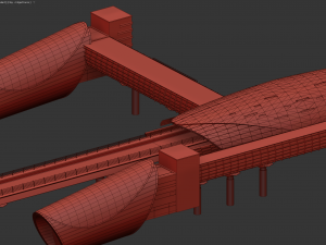 Dubai Metro Station Modèle 3D