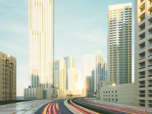 Dubai Building - Burj khalifa Area v2 3D Model