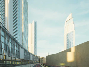 Dubai Building - Burj khalifa Area v2 3D Model