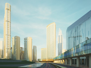 Dubai Building - Burj khalifa Area v2 3Dモデル